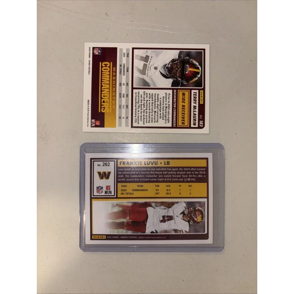 Lot Of 8 NFL Base Cards